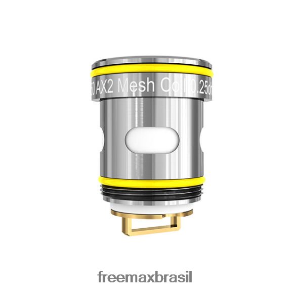 FreeMAX Review 60RXXJ258 | FreeMAX bobina de malha ax2 ss-amarelo