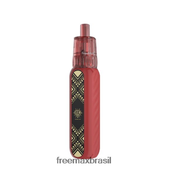 FreeMAX Vape Brasil 60RXXJ12 | FreeMAX GEMM kit mod pod 25w vermelho