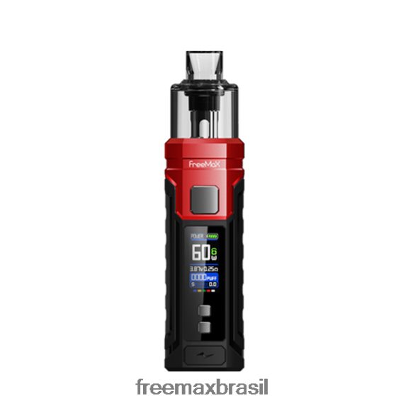 FreeMAX Vape Brasil 60RXXJ52 | FreeMAX MARVOS kit 60w vermelho preto
