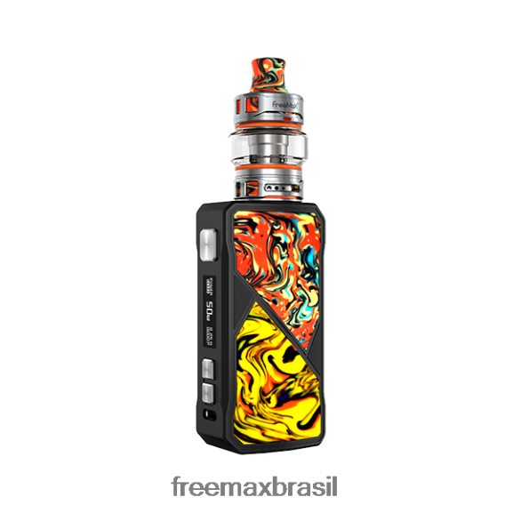 FreeMAX Disposable Vape 60RXXJ70 | FreeMAX MAXUS kit 50w laranja amarelo
